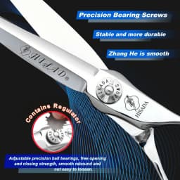 HISADA Hairdressing Scissors 6.0 Inch Scissors VG10 Material High End Salon Hair Cutting Professional Hairdressing Scissors