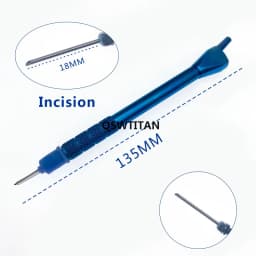 Titanium Ultra Microemulsion Sucking Handle uitrasonic injection handle Microscopic Ophthalmic Instruments