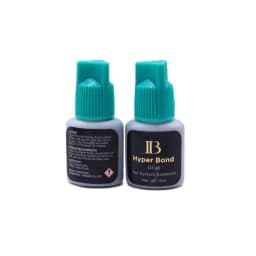 Original 5 Bottles Korea IB Ibeauty Hyper Bond 0.5s Glue Fast Drying Eyelash Extensions Glue Cyan Cap 5ml False Lash Makeup Tool