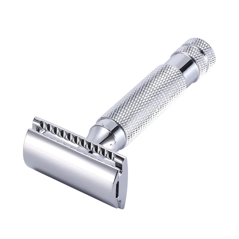 5 Blades 1 Razor Men Shaving Classic Safety Razor Copper Alloy Manual Razors Double Edge Razor Travel Kit Wet Shaver