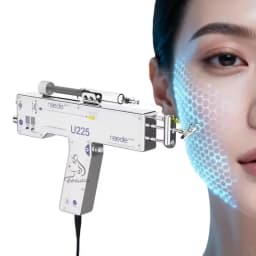 U225 Stainless Steel & Plastic Portable Mesotherapy Gun Needleless Anti-Aging Crystal Skin Scalp Face Rejuvenation
