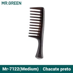 MR.GREEN Natural Wood Comb Wide Tooth Wet Hair Combs Anti-Static Styling Comb for Long Hair Head Acupuncture Point Massage