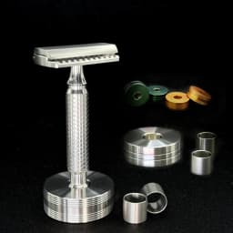 CNC Process 316L Stainless Steel Variable Diameter Shaver Base Razor Stand