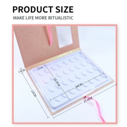 16Pairs Lash Book Bulk Wholesale Eyelash Packaging Box Lashes Sample Display Lash Cases