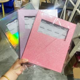 16Pairs Lash Book Bulk Wholesale Eyelash Packaging Box Lashes Sample Display Lash Cases