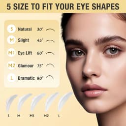 Gollee Lash and Eyebrow Tinting Perm Kit Eyelashes Perm Semi-permanent Lash Lift Kit Eyelash Enhancer 4-6 Weeks Lasting Makeup