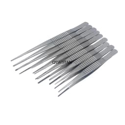Stainless steel Vascula and Cardiac Dissecting ForcepsAtraumatic tips Tissue tweezers Microsurgical instruments
