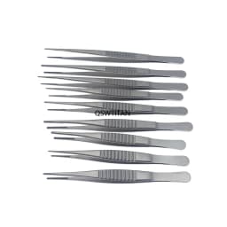 Stainless steel Vascula and Cardiac Dissecting ForcepsAtraumatic tips Tissue tweezers Microsurgical instruments