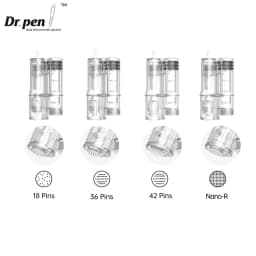 10Pcs Dr Pen H6 Cartridge Derma Pen Microneedling Pen Replacement Parts Needle Kits Needles Length 0.25MM