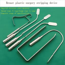 Breast Plastic Surgery Equipment, Breast Peeler, Plastic Surgery Hook, Peeler, Shovel Type U-Shaped Breast Augmentation Equipmen