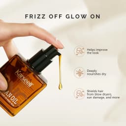 Karseell BNC Lightweight Argan Oil Hair Treatment for Dry Damaged And Frizzy Hair Leave-In Hair Oil for Color-Treated Bleached