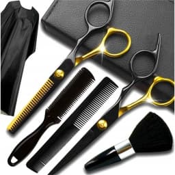 Hair Scissors, High-Quality Steel Cutting Set, 11 Pieces