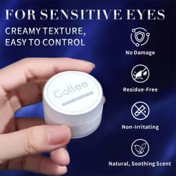 Gollee Eyelash Extension Remover New Formula 1Min Fast Dissolve No Damage to Natural Lash Professional Adhesive Remover Supplies