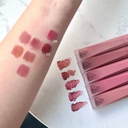 3CE VELVET LIP TINT PLUSH(20-27),Plush Cushiony Lip Texture,Buildable Color Payoff,Korean Cosmetic,Korean Makeup