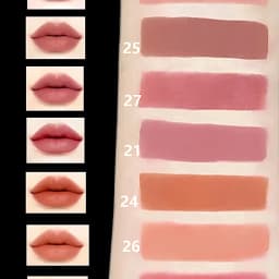 3CE VELVET LIP TINT PLUSH(20-27),Plush Cushiony Lip Texture,Buildable Color Payoff,Korean Cosmetic,Korean Makeup