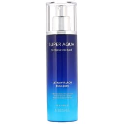 MISSHA Super Aqua 10 Hyaluronic Acid Ultra Hyalron Emulsion 130ml Moisturizing Serum Face Care Cream