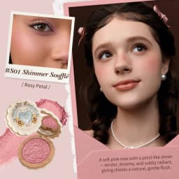 Flower Knows The Sweetie Bear Collection Silk Satin Blush