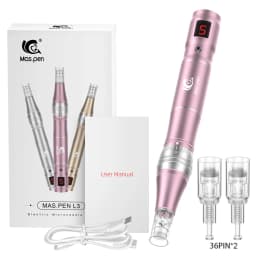 Rechargeable Microneedling Derma Pen/Mas Pen L3 Skin Care Tool With Two Replacement Tip