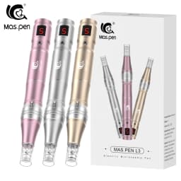 Rechargeable Microneedling Derma Pen/Mas Pen L3 Skin Care Tool With Two Replacement Tip