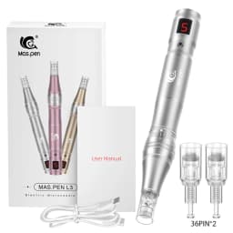 Rechargeable Microneedling Derma Pen/Mas Pen L3 Skin Care Tool With Two Replacement Tip