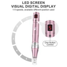 Rechargeable Microneedling Derma Pen/Mas Pen L3 Skin Care Tool With Two Replacement Tip
