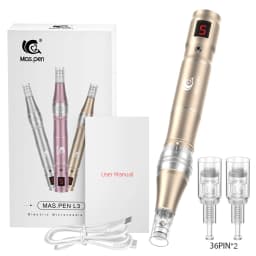 Rechargeable Microneedling Derma Pen/Mas Pen L3 Skin Care Tool With Two Replacement Tip