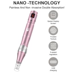 Rechargeable Microneedling Derma Pen/Mas Pen L3 Skin Care Tool With Two Replacement Tip