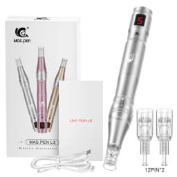 Rechargeable Microneedling Derma Pen/Mas Pen L3 Skin Care Tool With Two Replacement Tip