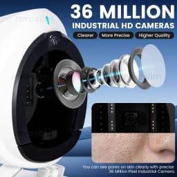 New Upgrade 3D AI Facial Skin Analyzer Detection Skin Problem Diagnosis 8 Spectrum Professional Analysis Beauty Salon Equipment