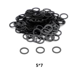 1000pcs/Lot New Black Graphite Gaskets For Screws Professional Hairdressing Scissors Accessories 3 Sizes Mix 5*7/4*6/4*7mm
