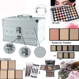 Professional Beauty Cosmetic Kit Lipsticks Lip Liner Face Powder Contour Shades Concealers Combination Makeup Set Gift For Women