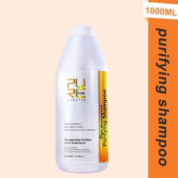PURC Keratin Hair Treatment Set 300/1000 ml Curly Frizzy Hair Straightening Smooth Brazilian Keratin Products Salon Wholesalers