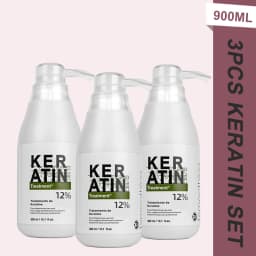 PURC Keratin Hair Treatment Set 300/1000 ml Curly Frizzy Hair Straightening Smooth Brazilian Keratin Products Salon Wholesalers