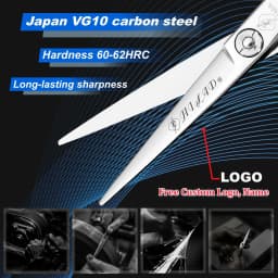 HISADA Hairdressing Scissors 5.5 Inch Hair Cutting Machine VG10 Material High Grade Scissors Professional Hair Salon