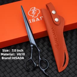 HISADA Hairdressing Scissors 5.5 Inch Hair Cutting Machine VG10 Material High Grade Scissors Professional Hair Salon