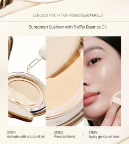 JUDYDOLL Awake Uv Defense Cushion Spf50 14g Foundation With Truffle Essence Facial Oil 5ml Air Cushion Cream Makeup Cosmetics
