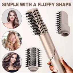 A65T-For Shark XSKHD4PBA Flexstyle Paddle Brush, Attachment For Flexstyle Blow Dryers, Hair Drying & Styling Tool