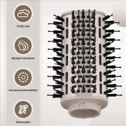 A65T-For Shark XSKHD4PBA Flexstyle Paddle Brush, Attachment For Flexstyle Blow Dryers, Hair Drying & Styling Tool