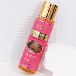 AILKE Organic Carotene Serum Brightening Body Oil, Smooth Skin, Moisturizing, With Vitamin E, Rose Essential Oil, Even Skin Tone