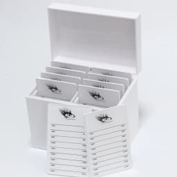 Wholesale CNKESS Wholesale Beauty Salon 10 Layers Acrylic Eyelash Extensions Storage Box Lash Tile Palette Box