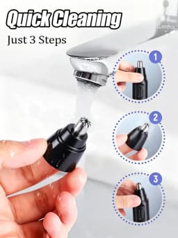 Generation-2, Nose Hair Trimmer Electric Rechargeable Nose Trimmer Men Shaver Razor Women Nose Hair Cutter Ear Trimmer