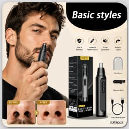 Generation-2, Nose Hair Trimmer Electric Rechargeable Nose Trimmer Men Shaver Razor Women Nose Hair Cutter Ear Trimmer
