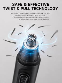 Generation-2, Nose Hair Trimmer Electric Rechargeable Nose Trimmer Men Shaver Razor Women Nose Hair Cutter Ear Trimmer
