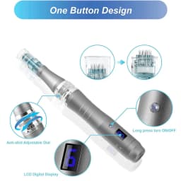 Dermapen Ultima M8 With 32 Cartridge Wireless Derma Microneedle Pen Skincare Kit MTS Treatment Professionals Use Beauty Machine