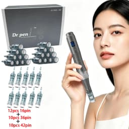 Dermapen Ultima M8 With 32 Cartridge Wireless Derma Microneedle Pen Skincare Kit MTS Treatment Professionals Use Beauty Machine