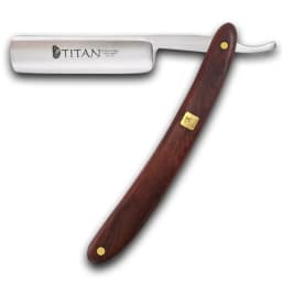 Titan Wood Handle Men Shaving Tools Hair Razor Stainless Steel Straight Razor