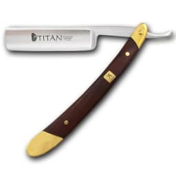 Titan Wood Handle Men Shaving Tools Hair Razor Stainless Steel Straight Razor