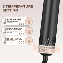 Multi-In-One Hair Dryer Styler, Hot Air Comb, Detachable Brush, Straightening & Curling Dual-Use, Household Hair Styling Tool