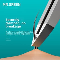 Mr. Green's Eyebrow & Beard Tweezer Tool - Professional Hair Removal Clipper for Eyebrows and Beards