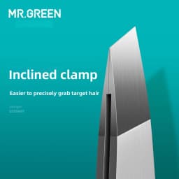Mr. Green's Eyebrow & Beard Tweezer Tool - Professional Hair Removal Clipper for Eyebrows and Beards